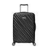 black Ricardo Mojave carry-on hardside suitcase with diagonal groove texture