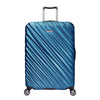 front of twilight blue Mojave suitcase