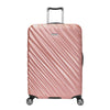 front of Rose Gold Mojave suitcase