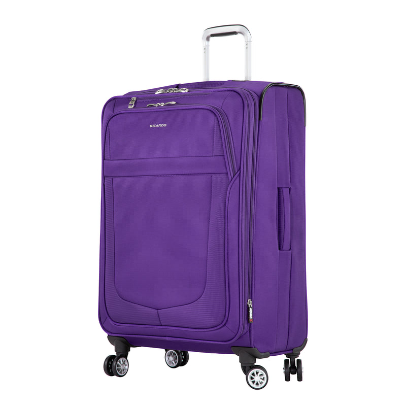 Ricardo Beverly Hills Hermosa Hermosa Softside Medium Check-In Expandable Spinner Iris Purple