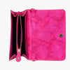 Havana Brittany Crossbody Wallet in Pink open view~~Color:Pink~~Description:Opened